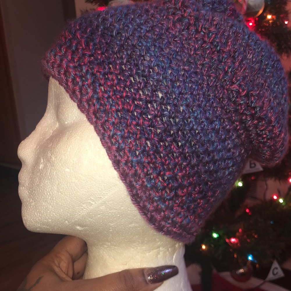 Purple mixed adult Beenie